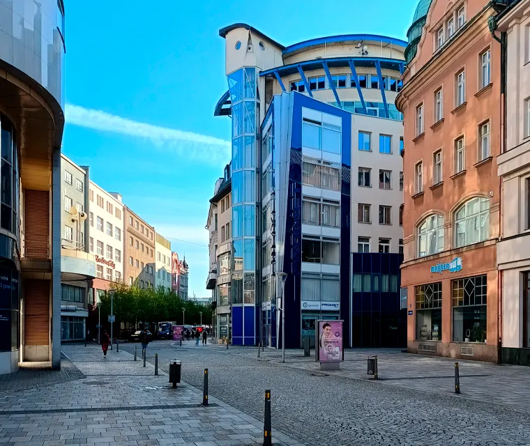 Městská zástavba v Ostravě